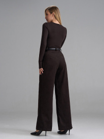 Палаццо ISSA Plus модель 15015_темно-коричневый Фото