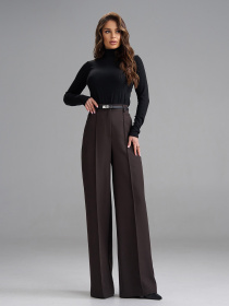 Жіночі брюки модель 15440_темно-коричневый Фото