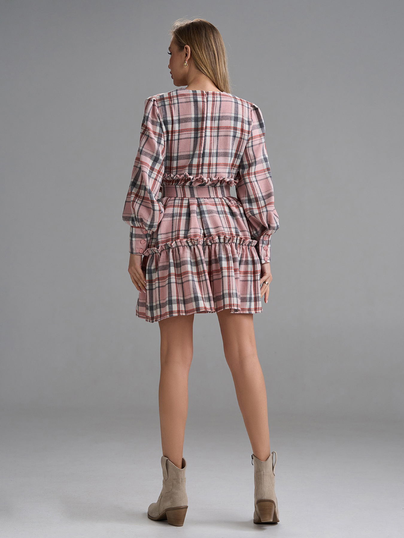 Платье мини ISSA Plus модель 15497_розовый Платье мини ISSA Plus модель 15497_розовый Фото