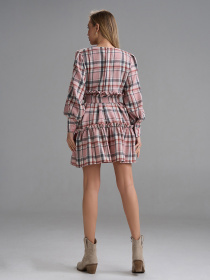 Платье мини ISSA Plus модель 15497_розовый Платье мини ISSA Plus модель 15497_розовый Фото