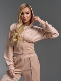 Спортивний костюм ISSA Plus модель SA-670_бежевый Фото