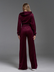 Спортивный костюм ISSA Plus модель SA-670_бордовый Фото