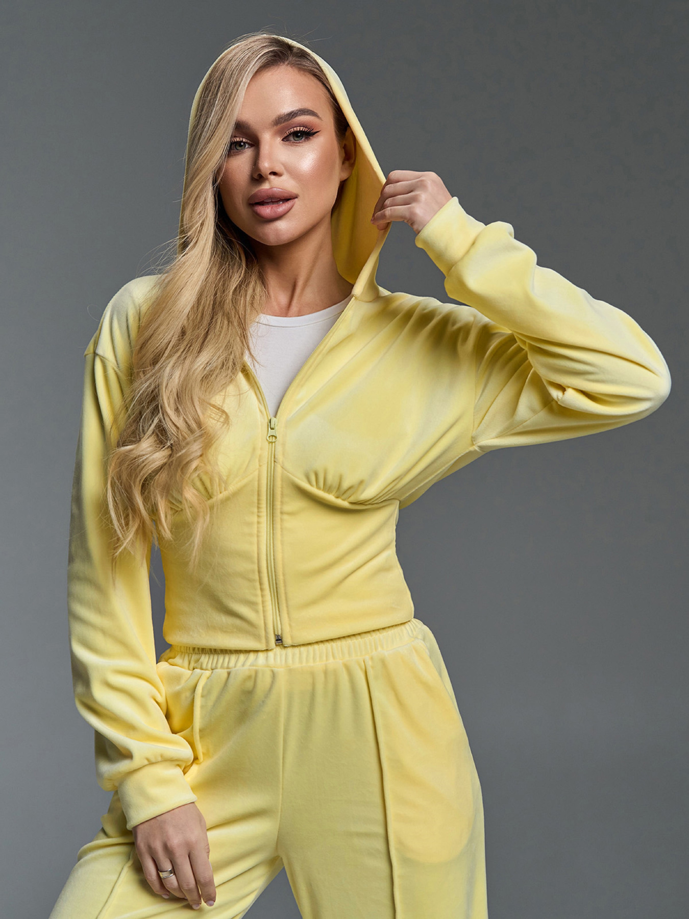 Спортивный костюм ISSA Plus модель SA-670_желтый Фото