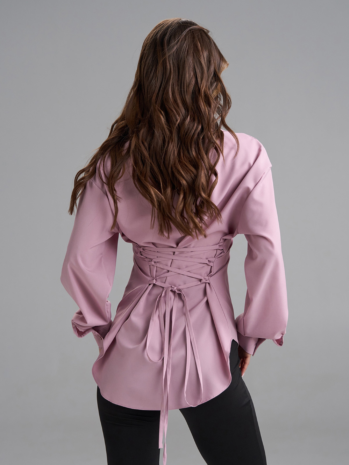 Сорочка повсякденна ISSA Plus модель SA-687_розовый Фото