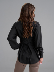Жіночі сорочки модель SA-687_черный Фото
