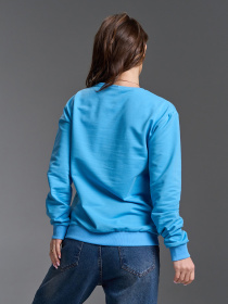 Жіночі толстовки модель 15496_голубой Жіночі толстовки модель 15496_голубой Фото