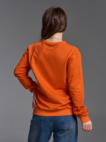 Свитшот ISSA Plus модель 15496_оранжевый Фото