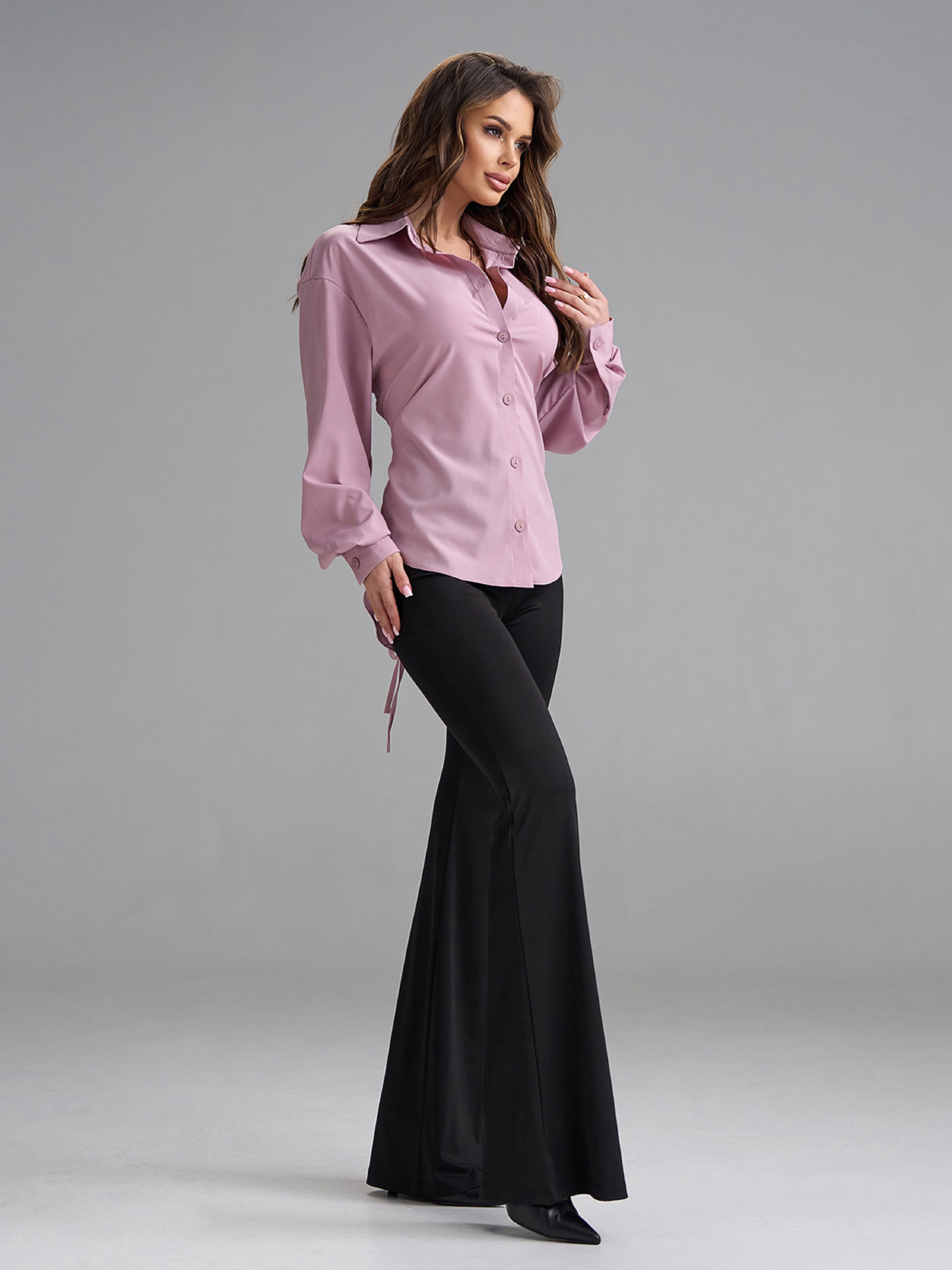 Класичні штани ISSA Plus модель 15500_черный Фото