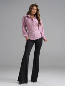 Класичні штани ISSA Plus модель 15500_черный Фото