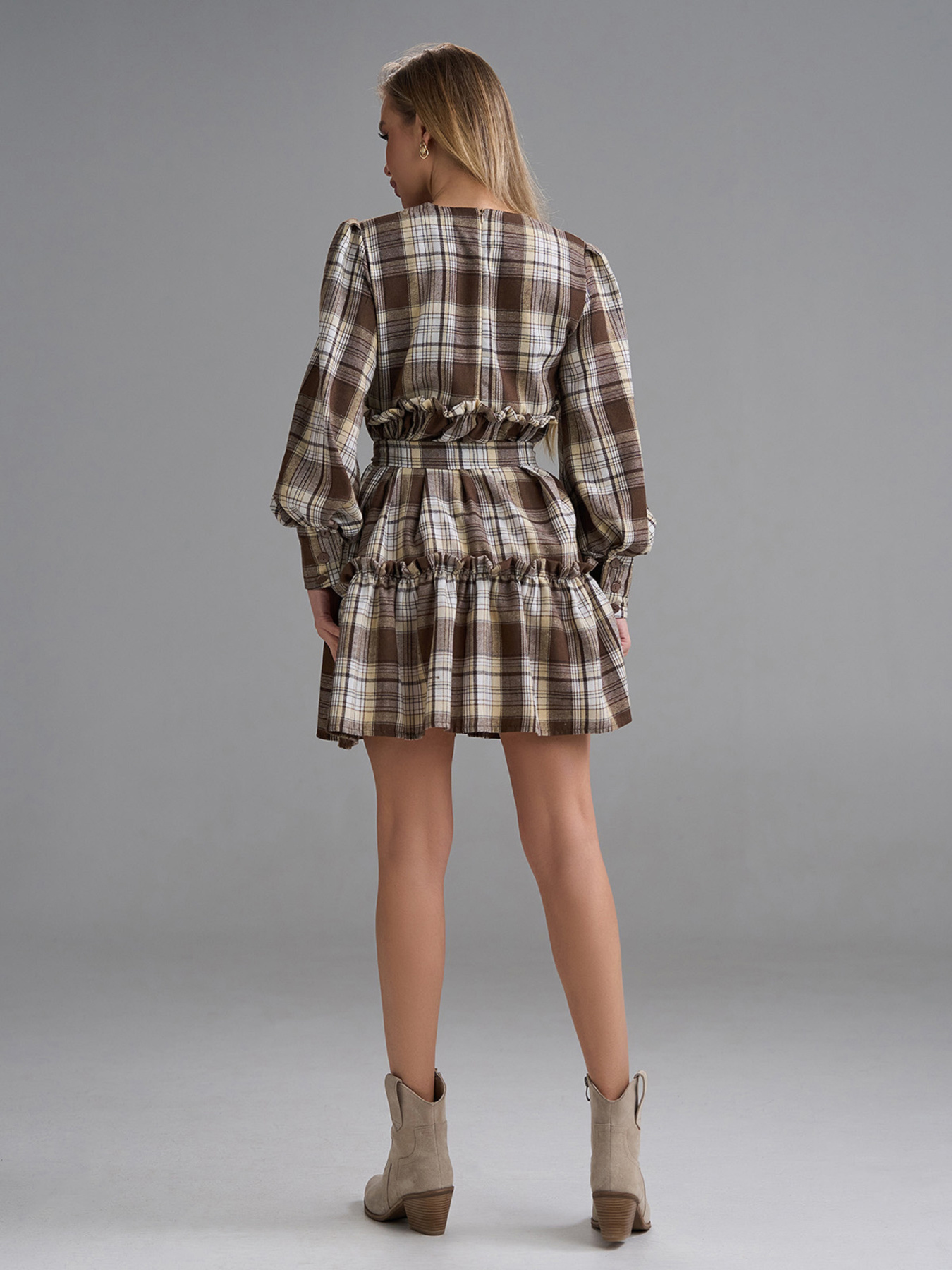 Платье мини ISSA Plus модель 15498_мультиколор Фото