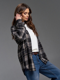 Сорочка повсякденна ISSA Plus модель SA-684_черный Фото