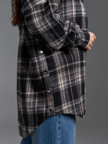 Сорочка повсякденна ISSA Plus модель SA-684_черный Фото