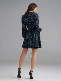 Платье мини ISSA Plus модель SA-689_черный Фото