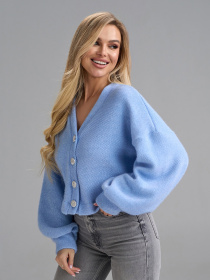 Кардиганы модель SA-692_голубой Фото