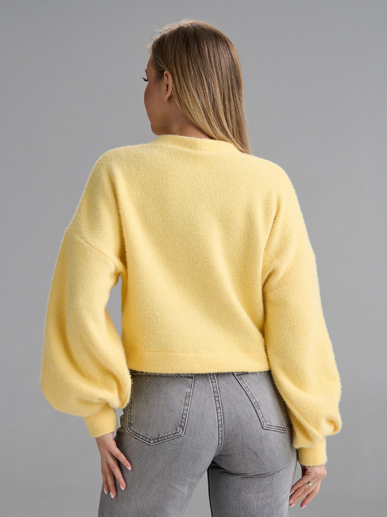 Кардиганы модель SA-692_желтый Фото