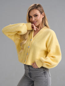 Кардиганы модель SA-692_желтый Фото