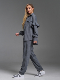 Костюм ISSA Plus модель SA-660_серый Фото