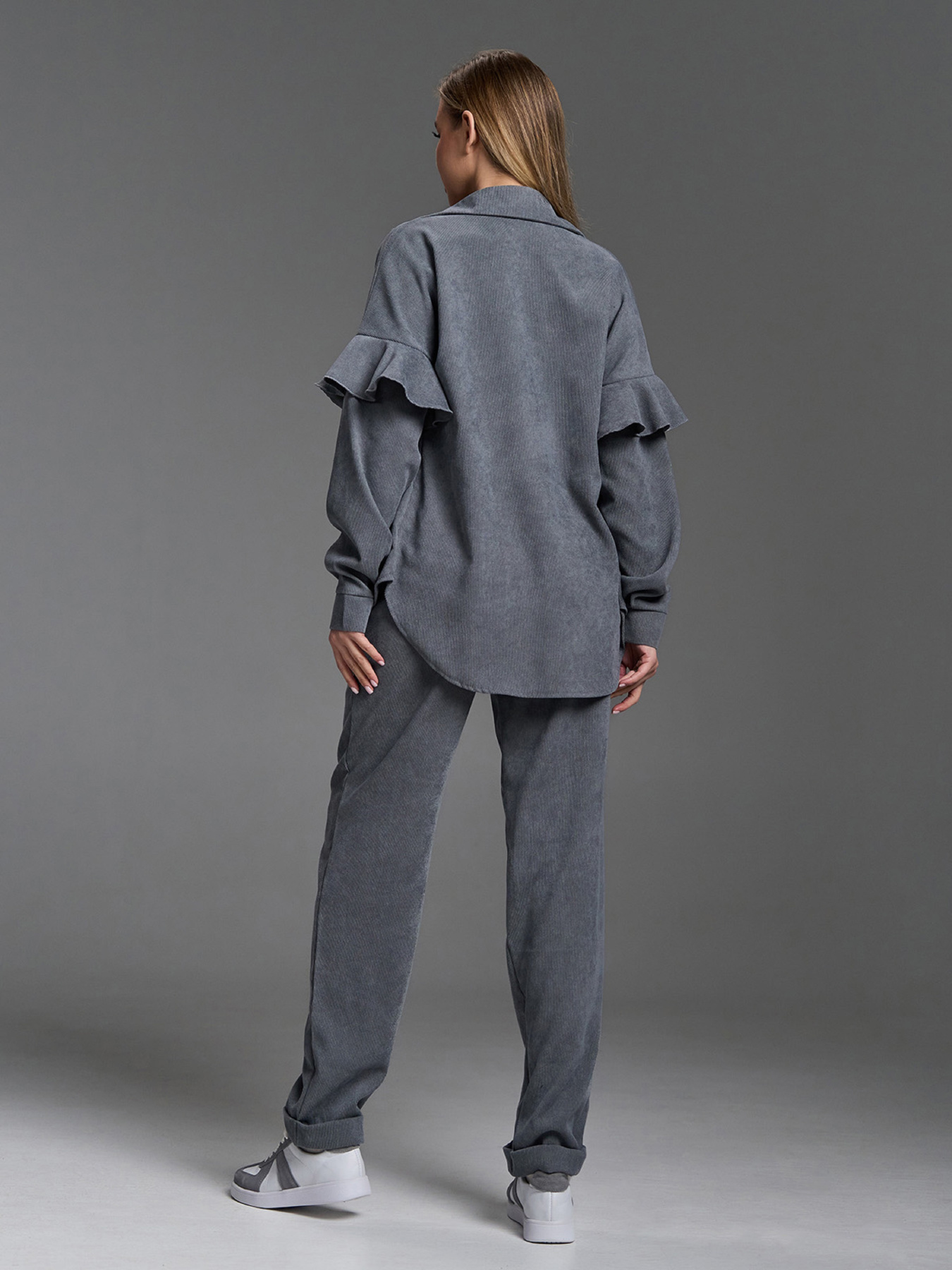 Повседневный костюм ISSA Plus модель SA-660_серый Фото