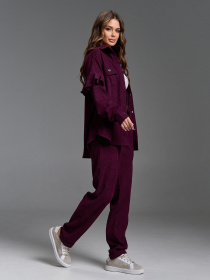 Повсякденний костюм ISSA Plus модель SA-660_фиолетовый Повсякденний костюм ISSA Plus модель SA-660_фиолетовый Фото