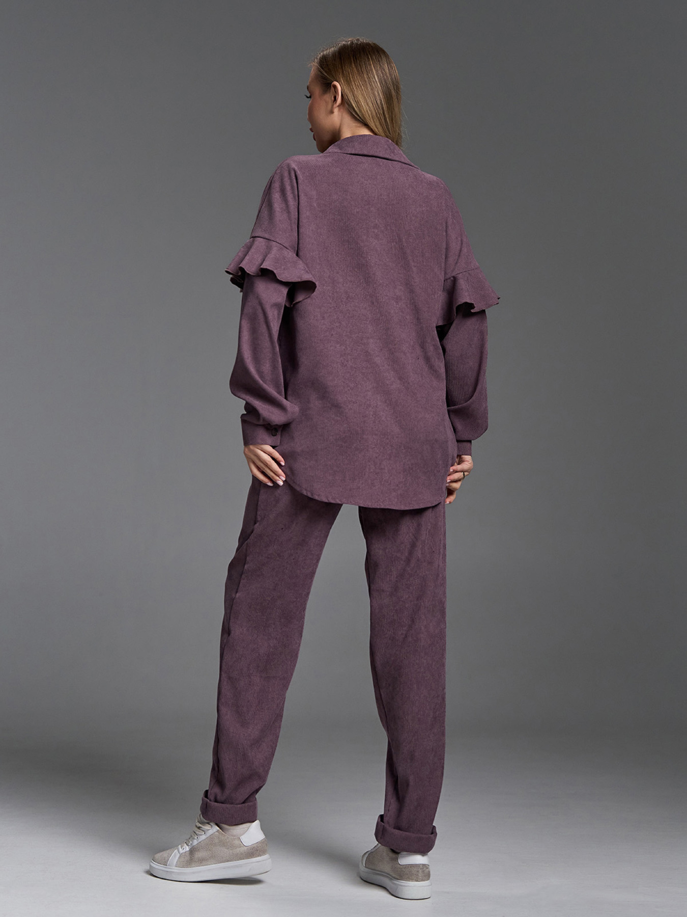 Костюм ISSA Plus модель SA-660_темно-сиреневый Фото