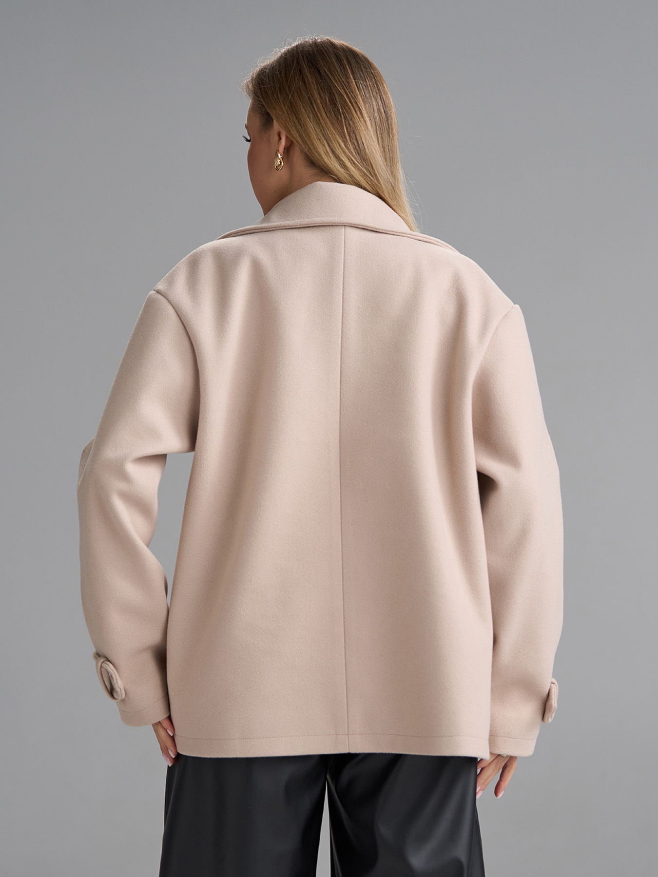 Жіночі пальта модель SA-694_бежевый Фото