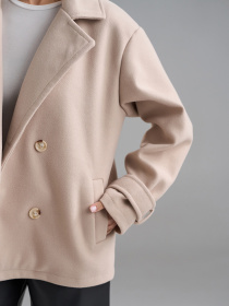 Жіночі пальта модель SA-694_бежевый Фото