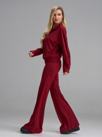 Повсякденний костюм ISSA Plus модель 15510_бордовый Повсякденний костюм ISSA Plus модель 15510_бордовый Фото