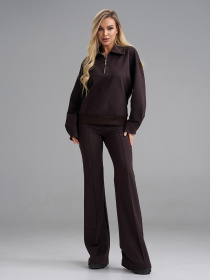 Костюм ISSA Plus модель 15510A_темно-коричневый Фото