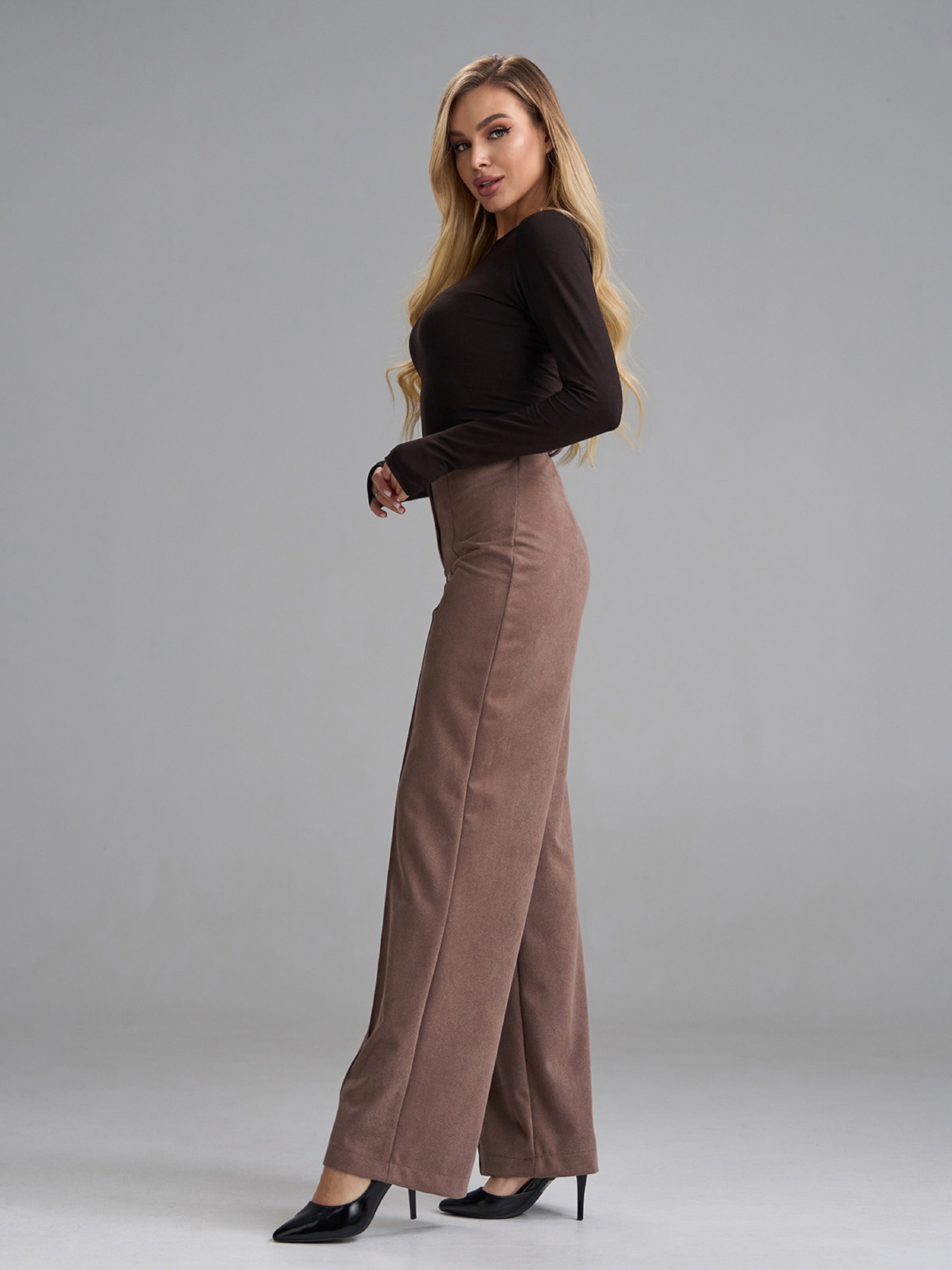 Жіночі брюки модель 15462_бежевый Фото