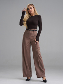 Класичні штани ISSA Plus модель 15462_бежевый Фото