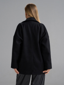 Пальто ISSA Plus модель 15499_черный Фото