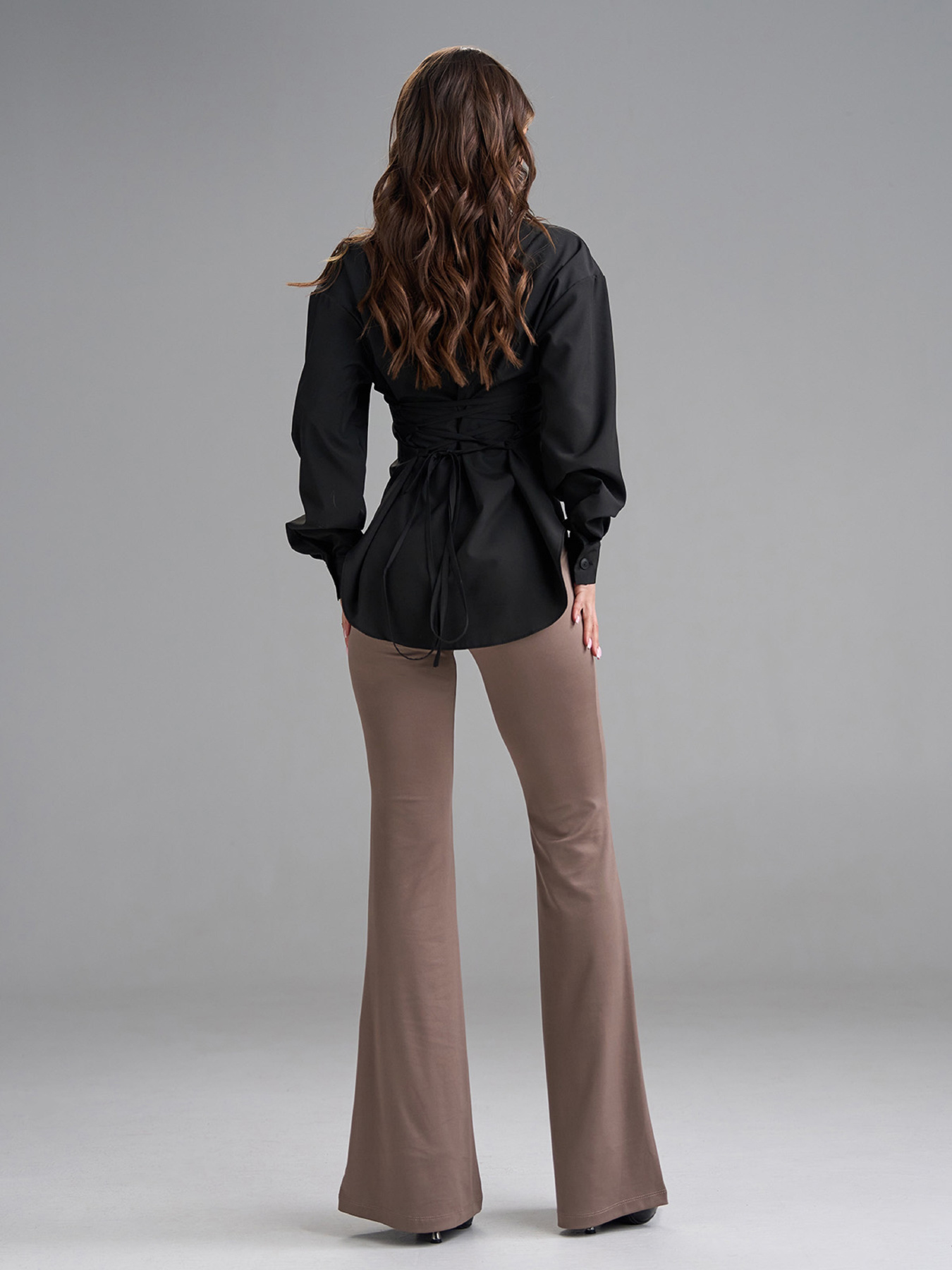 Класичні штани ISSA Plus модель 15500_бежевый Фото