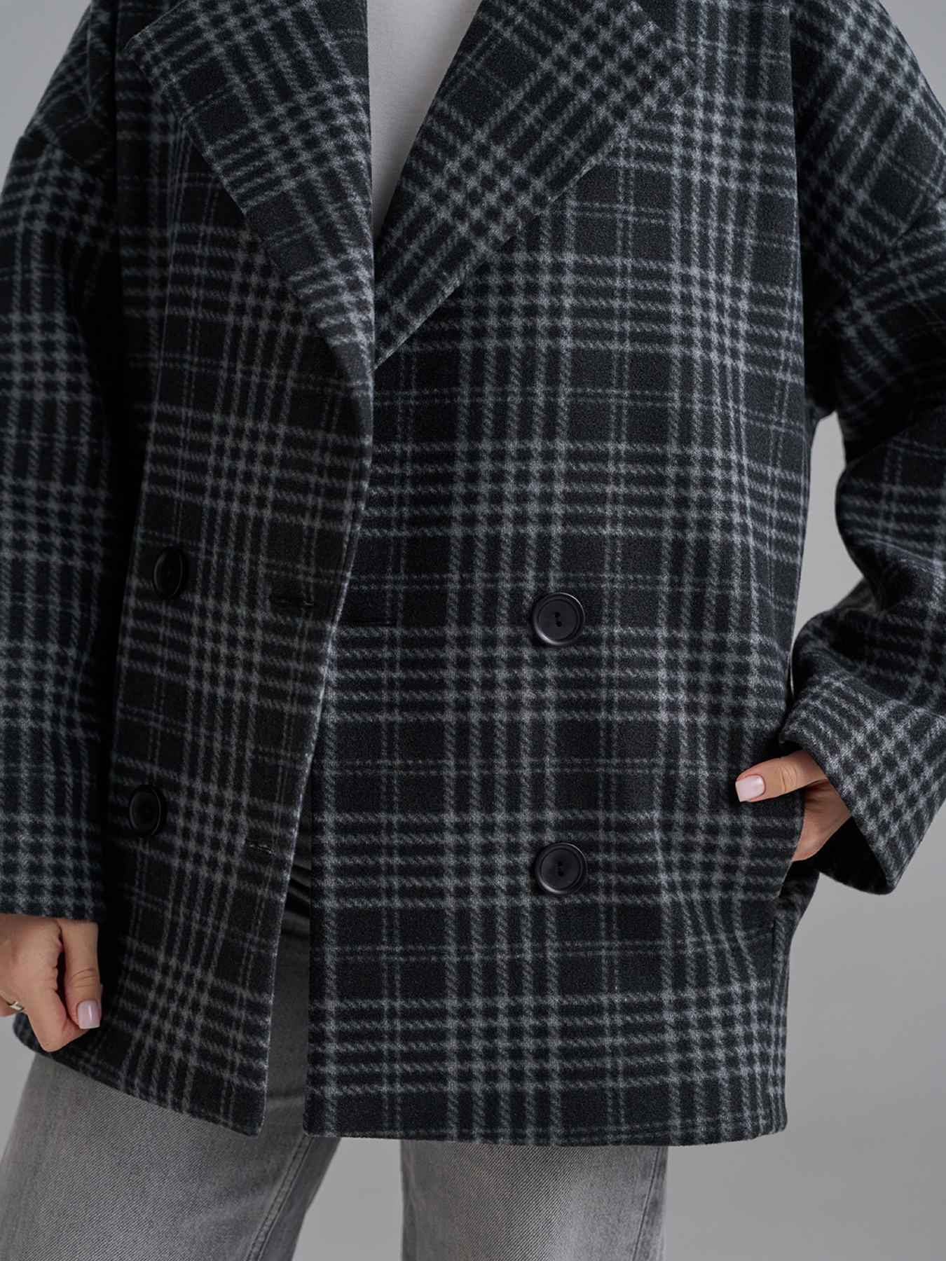 Жіночі пальта модель 15501_мультиколор Фото