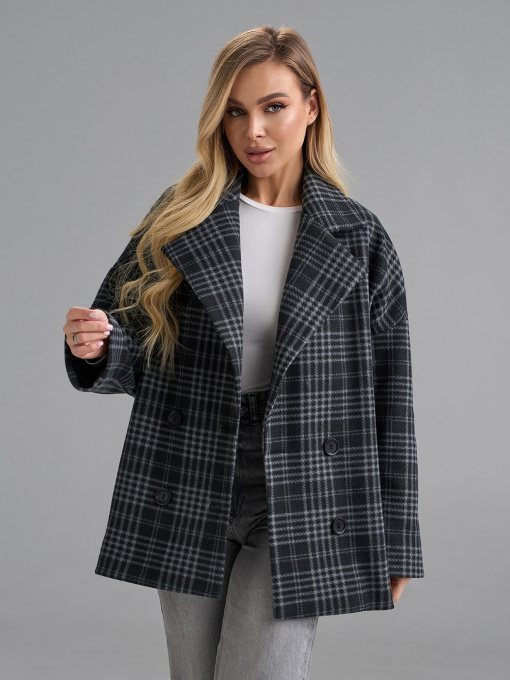 Жіночі пальта модель 15501_мультиколор Фото