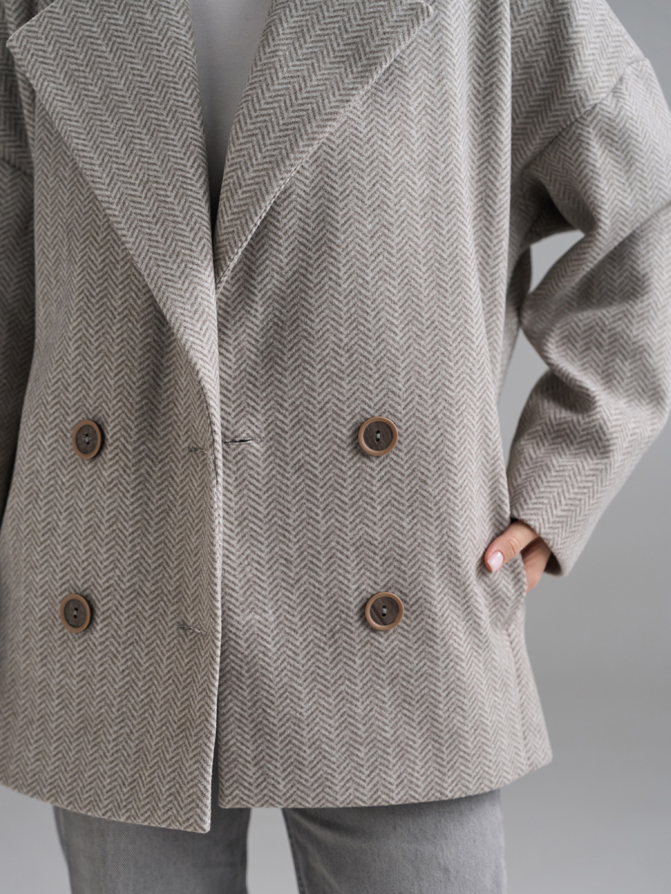 Жіночі пальта модель 15505_серый Фото