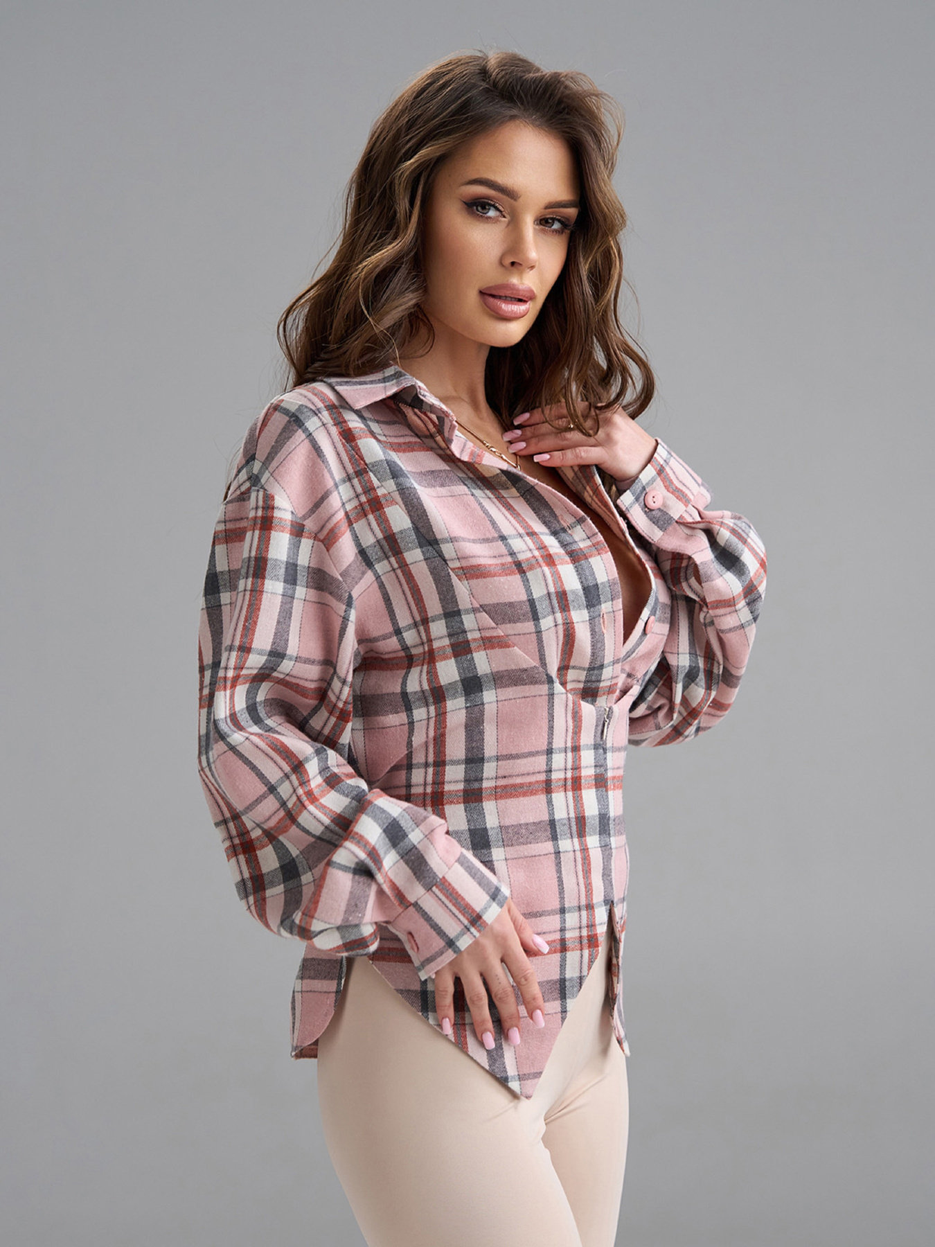 Жіночі сорочки модель 15507_розовый Фото