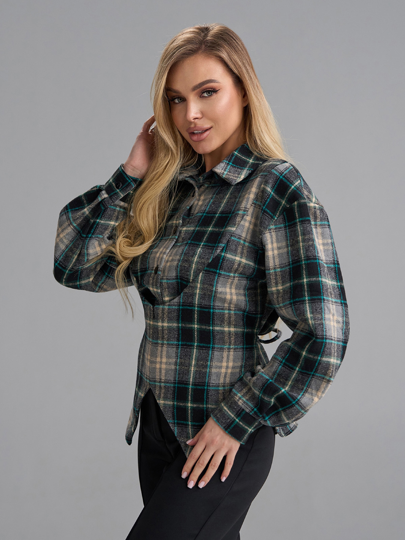 Жіночі сорочки модель 15508_мультиколор Фото