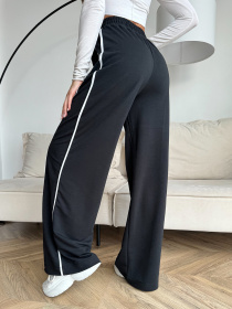 Штаны спортивные ISSA Plus модель 14311A_черный Штаны спортивные ISSA Plus модель 14311A_черный Фото