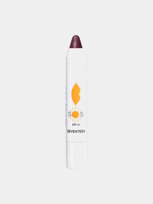 Восстанавливающий увлажняющий бальзам для губ SOS LIP REPAIR SPF 15+ Сливовый SEVEN7EEN модель 5201641038031 Фото