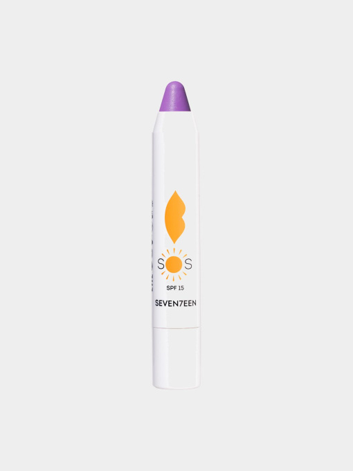 Восстанавливающий увлажняющий бальзам для губ SOS LIP REPAIR SPF 15+ Нежный ирис SEVEN7EEN модель 5201641038048 Фото