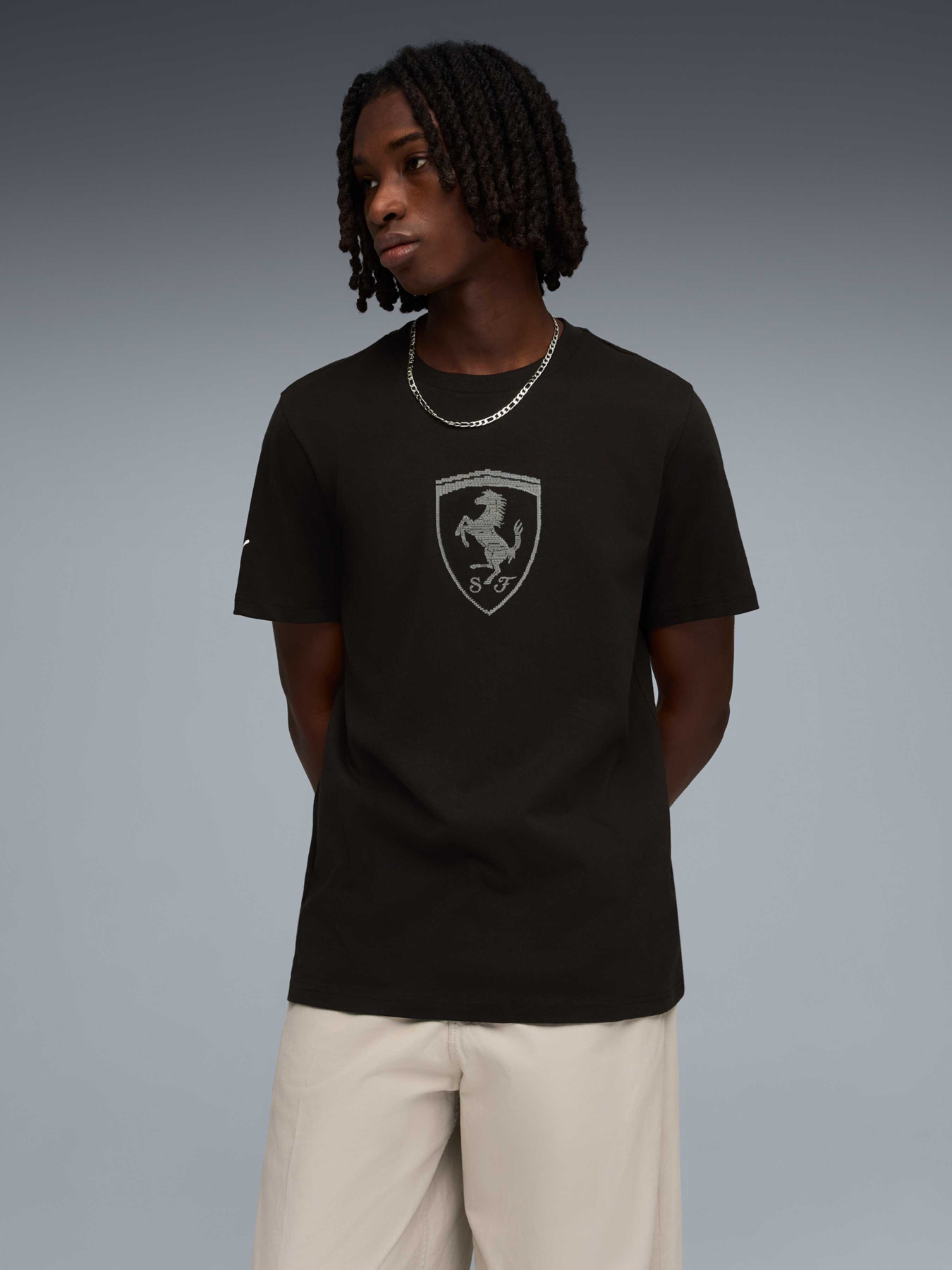 Футболка PUMA Ferrari Tonal Shield Tee модель 635311 Фото