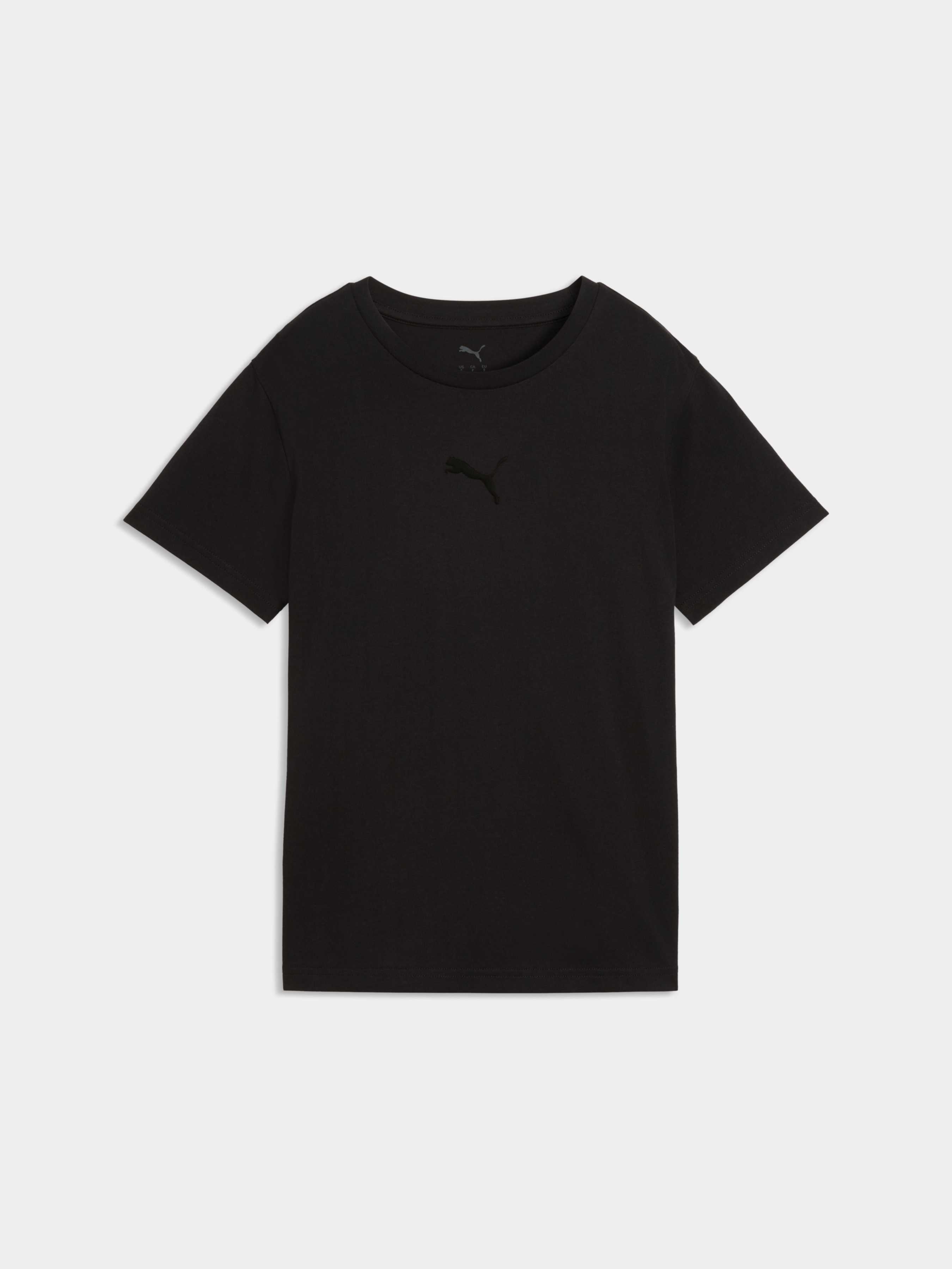 Жіноча Футболка PUMA Ess Elevated Comfort Tee (634576_01) колір чорний, матеріал комбінований верх