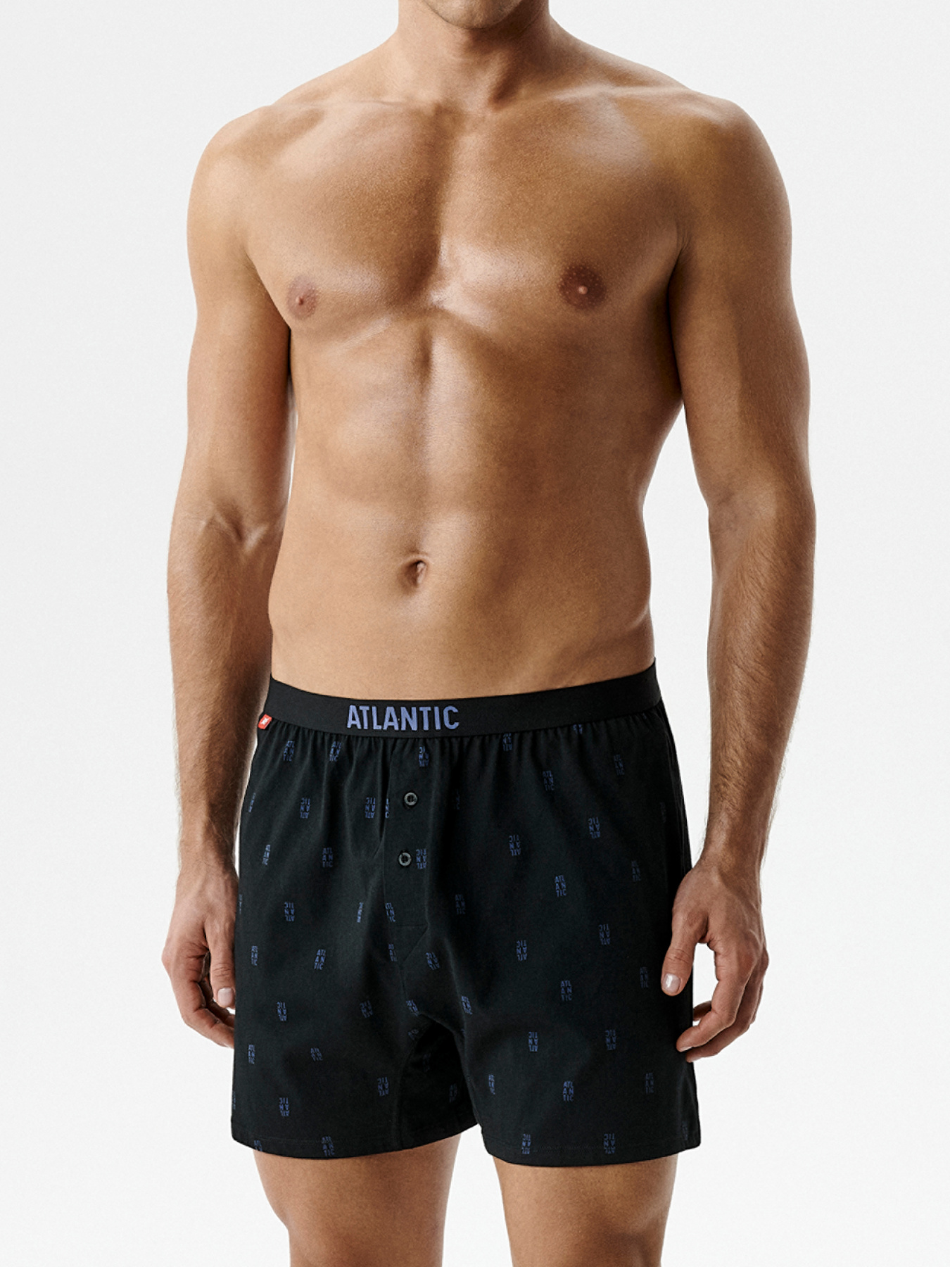 Набор трусов боксеры 2MBX-086 черный, серый модель 2MBX-086_CZA_SZAC Фото