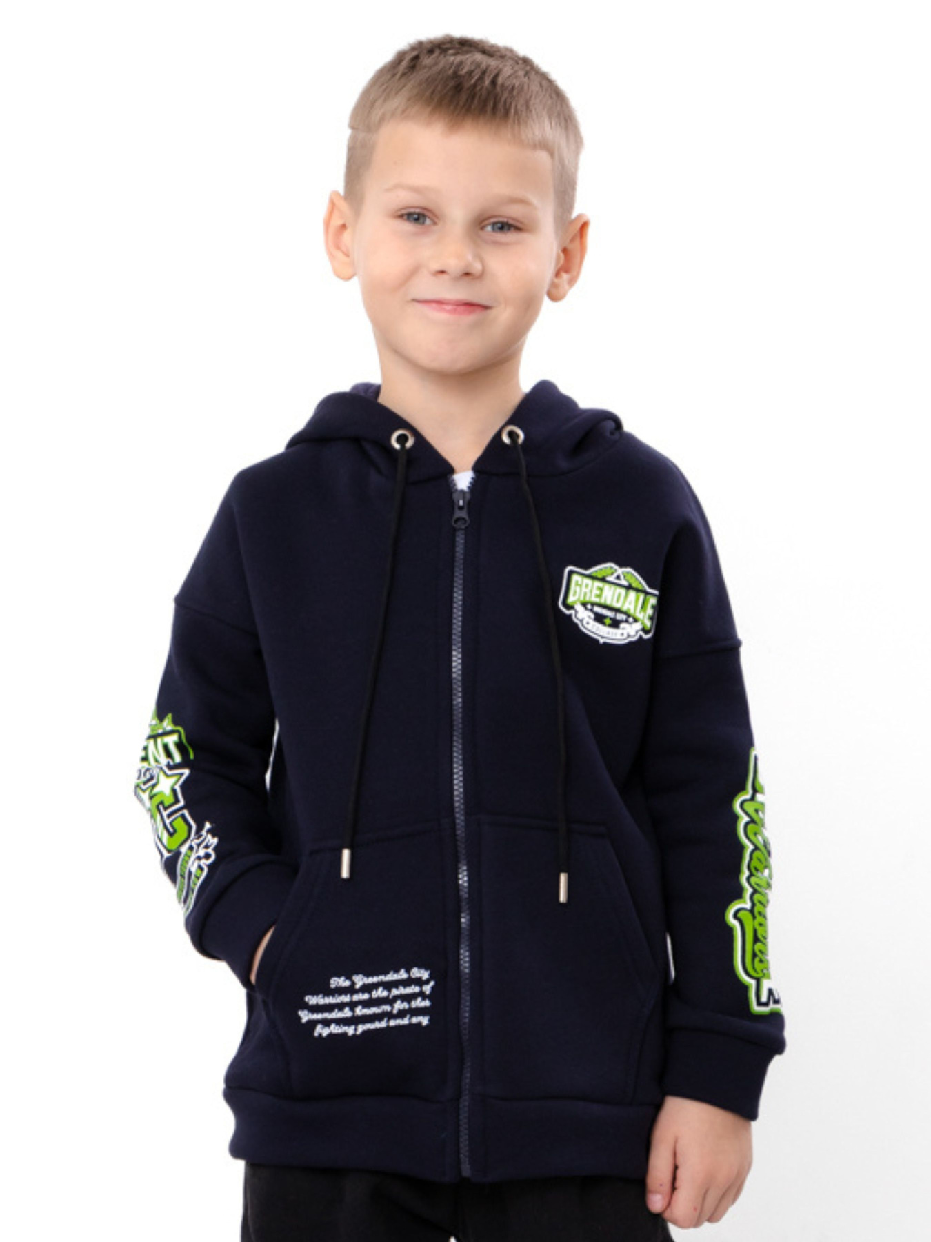 Тепле худі для хлопчика на блискавці та принтом, Темно-синій Носи Своє (6395-025-33-4) модель 6395-025-33-4-chornilxno-sinj-gc Тепле худі для хлопчика на блискавці та принтом, Темно-синій Носи Своє (6395-025-33-4) модель 6395-025-33-4-chornilxno-sinj-gc Фото