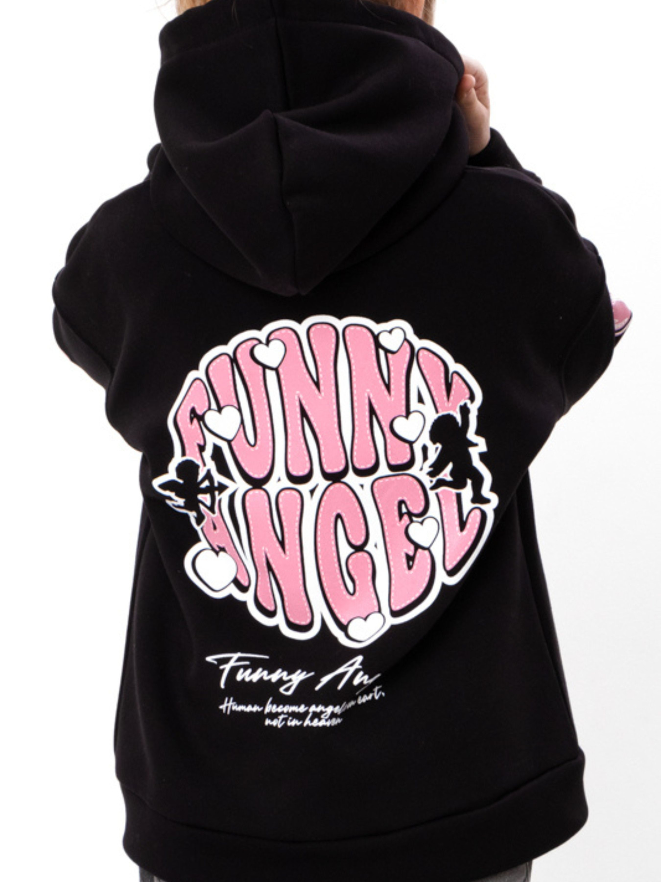 Тепле худі для дівчинки на блискавці та принтом, Чорний Носи Своє (6395-025-33-5) модель 6395-025-33-5-chornij-little Тепле худі для дівчинки на блискавці та принтом, Чорний Носи Своє (6395-025-33-5) модель 6395-025-33-5-chornij-little Фото