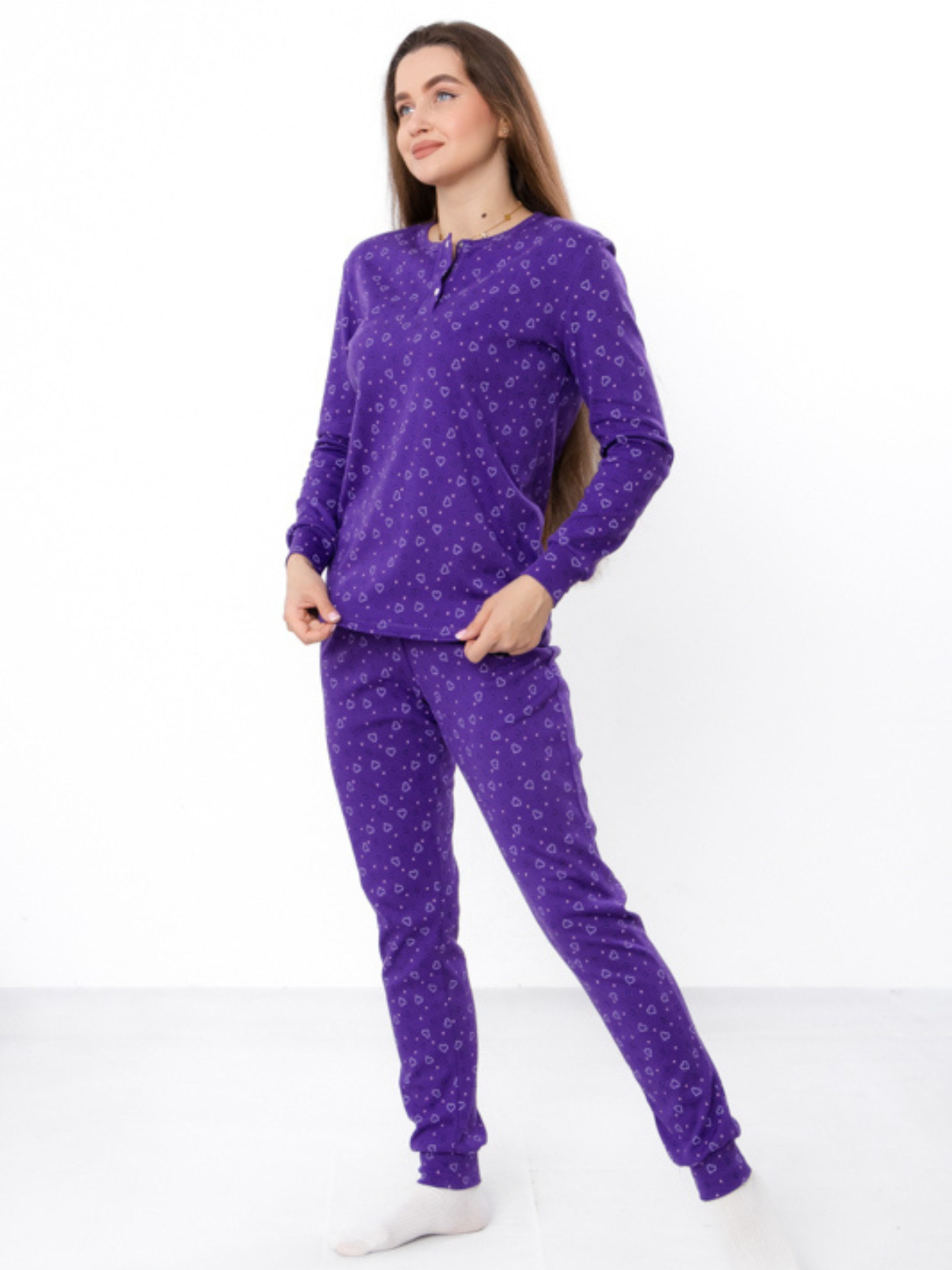 Пижама Носи своє модель 8268-016-foletovij-serdechka Фото