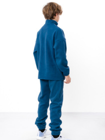 Теплий костюм з інтерсофту для хлопчика-підлітка з кофтою та штанами, Темно-блакитний Носи Своє (6453-136-1) модель 6453-136-1-nev Фото