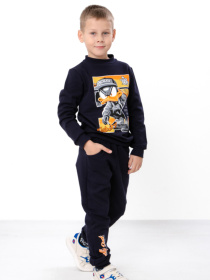 Утеплений костюм для хлопчика (світшот та штани) з малюнком, Темно-синій Носи Своє (6063-023-33-6) модель 6063-023-33-6-chornilxno-sinj-duck Утеплений костюм для хлопчика (світшот та штани) з малюнком, Темно-синій Носи Своє (6063-023-33-6) модель 6063-023-33-6-chornilxno-sinj-duck Фото
