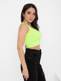 Топ ISSA Plus модель 12707_salad Топ ISSA Plus модель 12707_salad Фото