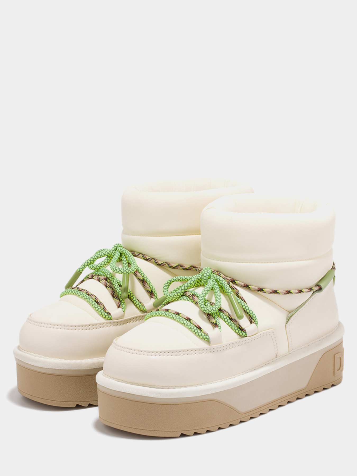 Угги жіночі D.Franklin NORDIC V2 LOW LACE модель DFSH371015-BEIG Фото